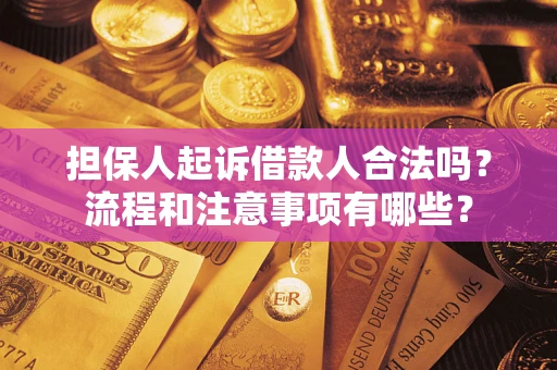 北京担保人起诉借款人合法吗？流程和注意事项有哪些？