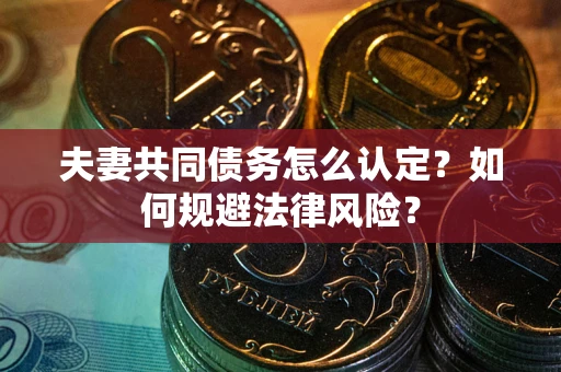 北京夫妻共同债务怎么认定？如何规避法律风险？
