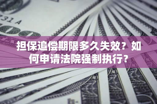 北京担保追偿期限多久失效？如何申请法院强制执行？