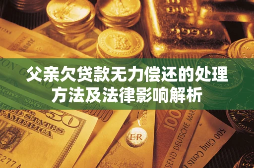 北京父亲欠贷款无力偿还的处理方法及法律影响解析