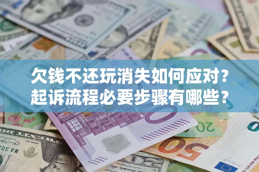 北京欠钱不还玩消失如何应对？起诉流程必要步骤有哪些？